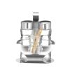 Hendi Menage 3 Teile | Luxus | Salz / Pfeffer / Zahnstocher 90 x 90 x (H) 115 mm