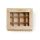 Hendi Teedose | 12 F&auml;cher Holz mit Acrylfenster 300 x 280 x (H) 90 mm