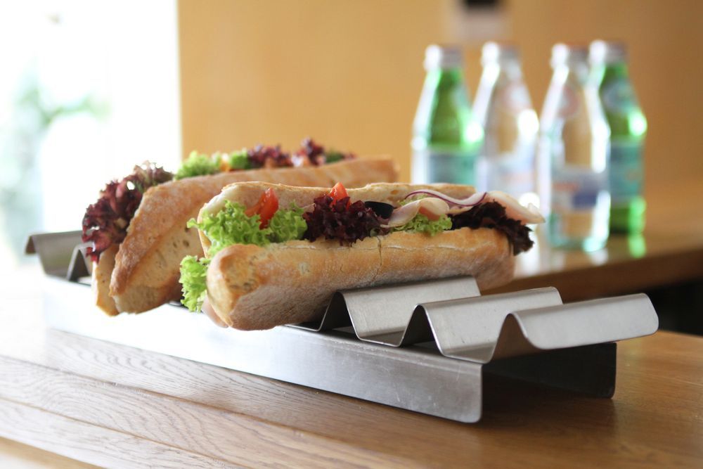 Hendi Brotspender | Rostfreier Stahl f&uuml;r 7 sandwiches 475 x 105 x 60 mm