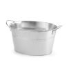 Hendi Seau &agrave; glace 18 litres | Acier galvanis&eacute; 400x330x (H) 220mm