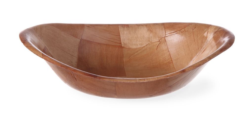 Hendi Pita Tablett Oval - Lackiertes Holz - 230x (h) 180mm