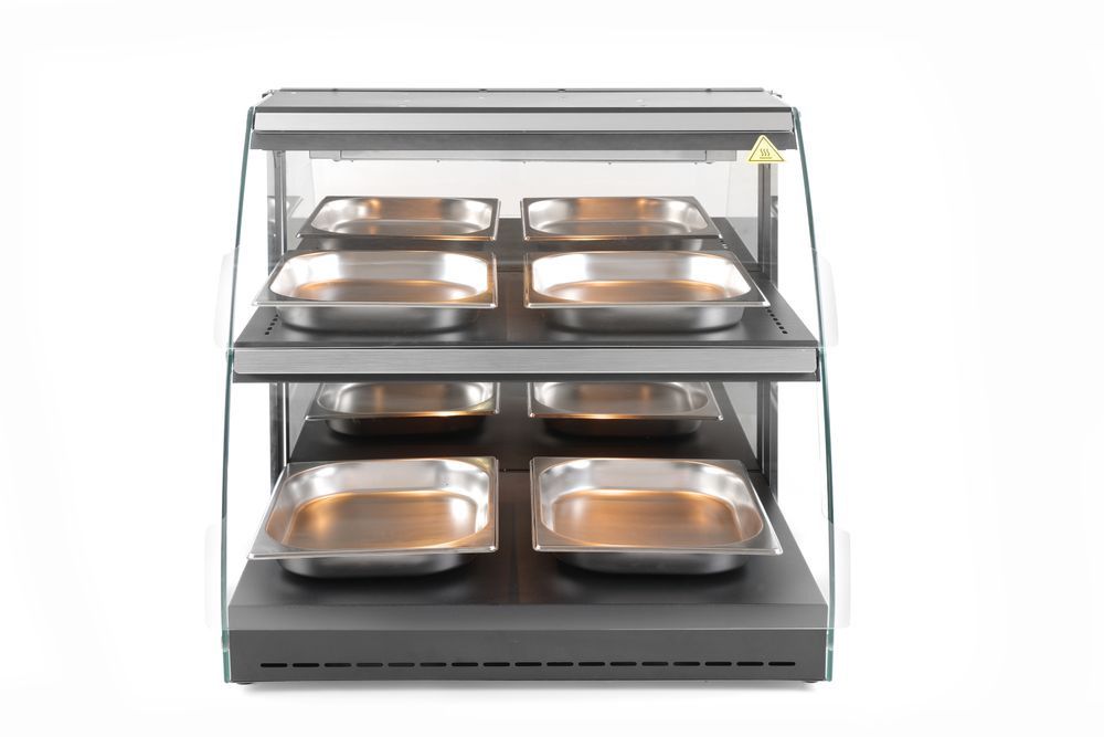 Hendi varmende vitrine - to lag - Quartz