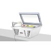 Hendi opsat fryseskabsmontre - 77 liter