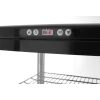 Vitrina refrigerada Hendi Negro | 5 estantes | Vidrio doble | Puerta curva