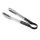 Hendi Stainless steel serving tongs Handle Black PVC | (L) 250 mm