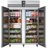 Foster Freezer Dobbeltd&oslash;r Rustfrit St&aring;l EcoPro G3