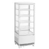 Bartscher Mini vitrine r&eacute;frig&eacute;r&eacute;e 98L2T blanc