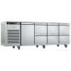 &Eacute;tabli r&eacute;frig&eacute;r&eacute; Foster 1/4 avec 4 tiroirs en acier inoxydable EcoPro 3G COPY