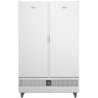 Refrigerador Foster Slimline de doble puerta de acero inoxidable