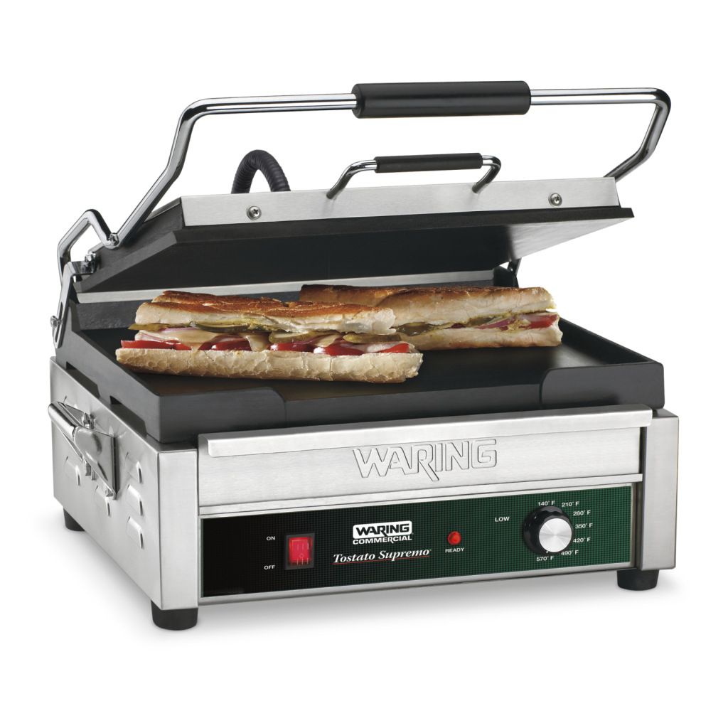 Waring ristegrill i fuld st&oslash;rrelse