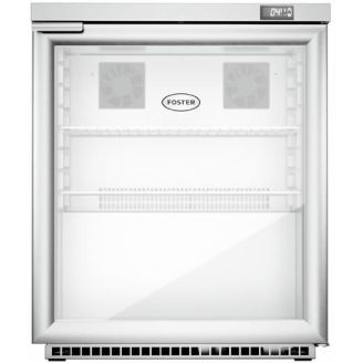 Foster Onderbouw koelkast glazen deur 200L RVS en Aluminium EcoPro G3