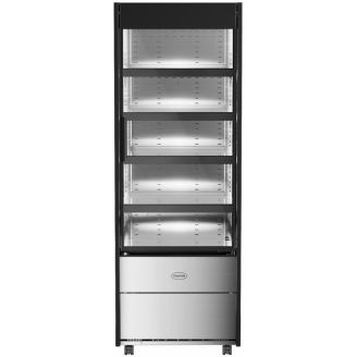 Vetrina refrigerata Foster con porta EcoShow in acciaio inox con rotazione a destra