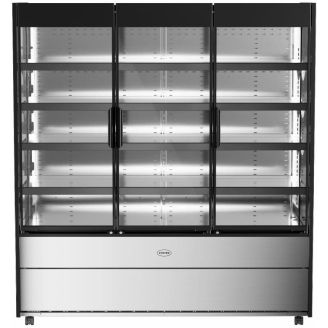 Vetrina refrigerata Foster 3 porte in acciaio inox EcoShow