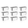 Vogue Set contenitori GN 9x GN 1/3