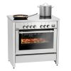 Bartscher 5 zones keramisch fornuis met multifunctionele bakoven