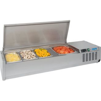 Saro unit&agrave; superiore refrigerata, coperchio - 1/3 gn, vrx 1800 s/s