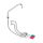 Saro pedale rubinetto - set acqua calda/fredda modello thea
