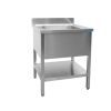 Saro lavello, 1 lavello, centrato - l 700 x p 600mm