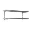 Saro prateleira de parede com 2 grades abertas, 1600mm