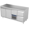 &Eacute;tabli r&eacute;frig&eacute;r&eacute; Roeder Acer - 4 sections - 2x portes | moteur + tiroir | 2 tiroirs