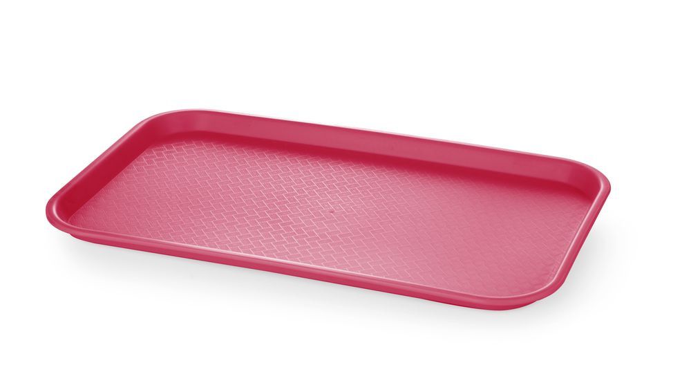 Bandeja de comida r&aacute;pida AmerBox de polipropileno GN 1/1, color rojo, 530 x 325 x (alto) 20 mm