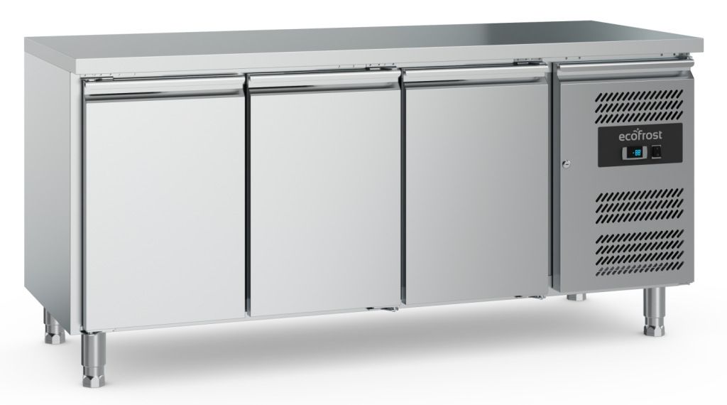 Ecofrost k&oslash;let arbejdsbord - 3 d&oslash;re