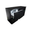 Nevera de bar Combisteel negra 1 puerta 2 cajones