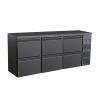Combisteel Barkoeler zwart 6 laden