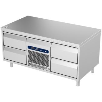 Freezer de bancada Roeder Acer, 4 gavetas, sem tampo, ROE-LVB-C4