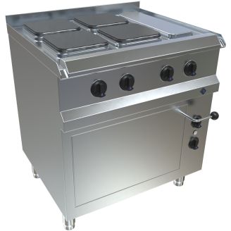 MKN elektrisk spis | 4 plattor | ugn | 14,95 kW