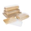 Fiesta genanvendelige sushisk&aring;lbunde 160x115mm (pakke med 300)
