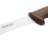 Hygiplas Serrated Knife Brown 24.8cm
