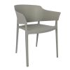 Bolero Sillas de caf&eacute; Lorenzo gris medio (paquete de 2)