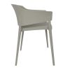 Bolero Sillas de caf&eacute; Lorenzo gris medio (paquete de 2)