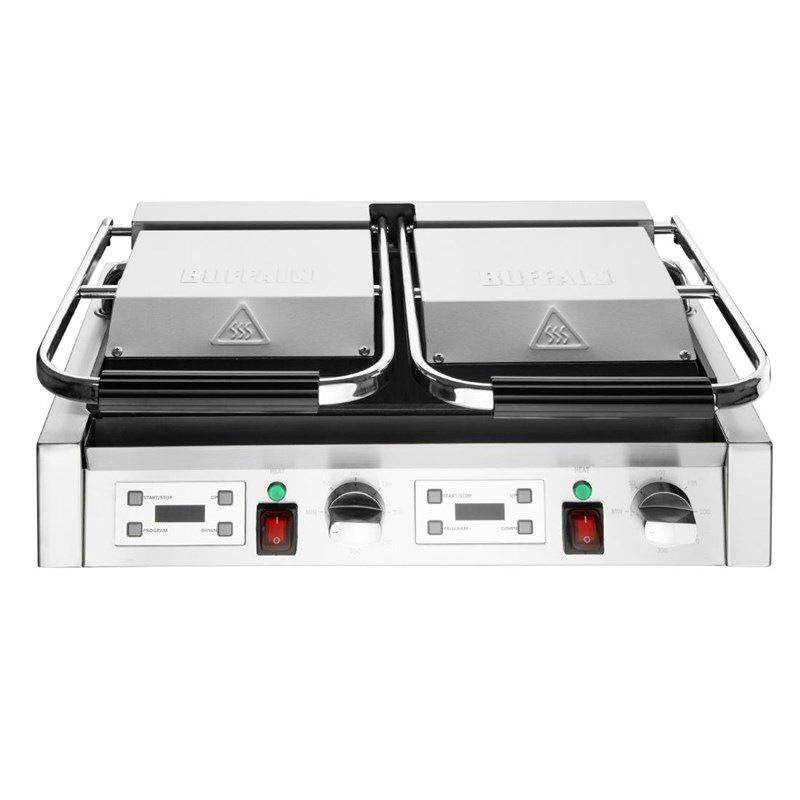 Buffalo Extra Large Contact Grill Double Flat Plate