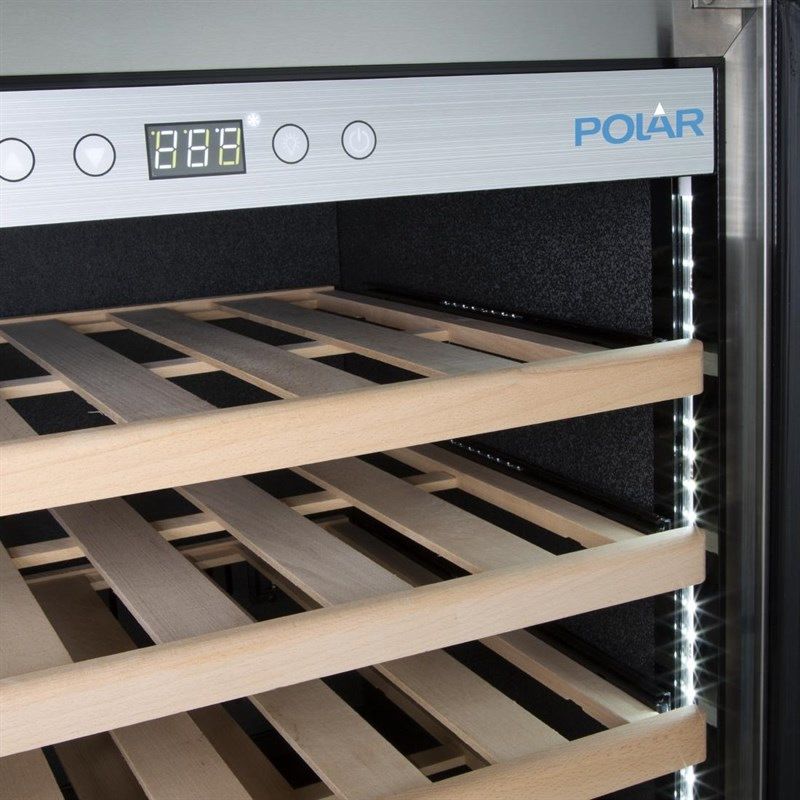 Polar G-Serie wijnkoelkast - 1 zone - 118 flessen