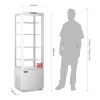 Polar C-Serie Energiezuinige Koelkast Met Gebogen Deur Wit 235Ltr