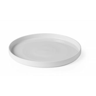 Hendi assiette &agrave; bord haut Oslo, Oslo, Blanc, ⌀280x(H)28mm