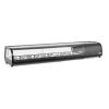 Expositor de sushi Arktic, negro, 220-240 V/190 W, 1800 x 420 x 265 mm (alto)