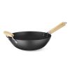Wok Hendi com cabo de madeira, ⌀324x565mm