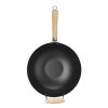 Wok Hendi com cabo de madeira, ⌀324x565mm