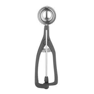 Cuchara dosificadora Stockel para zurdos, 1/40, negra, ⌀45x(H)mm