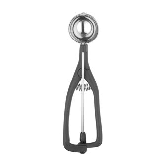 Cuchara dosificadora Stockel para zurdos, 1/30, negra, ⌀49x(alto) mm