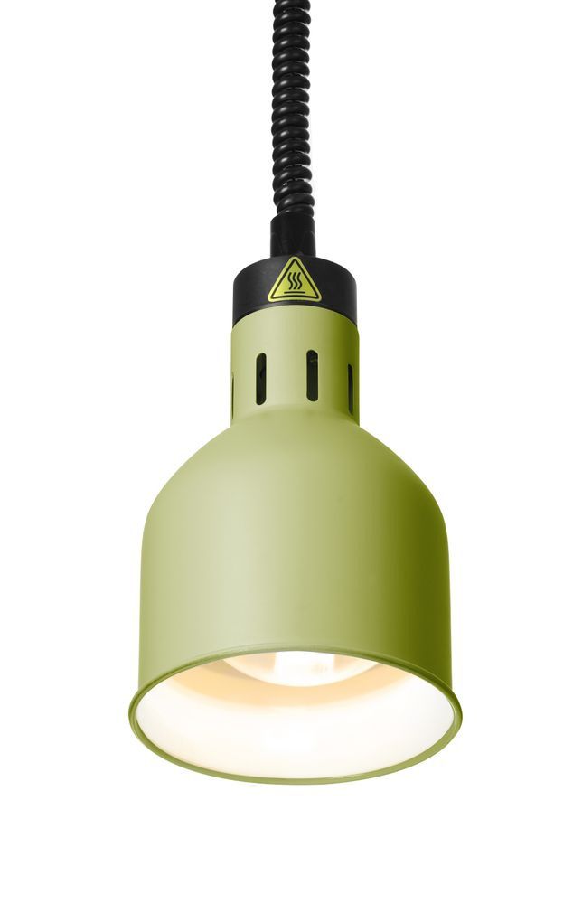 Hendi varmelampe justerbar cylindrisk, gr&oslash;n, 230V/250W, &Oslash;175 x (H) 250 mm