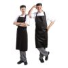 Whites Chefs Clothing Schort Polykatoen Zwart (5 stuks)