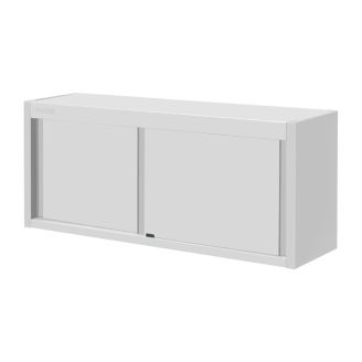 Vogue Armario de pared de acero inoxidable 650x1500x400mm