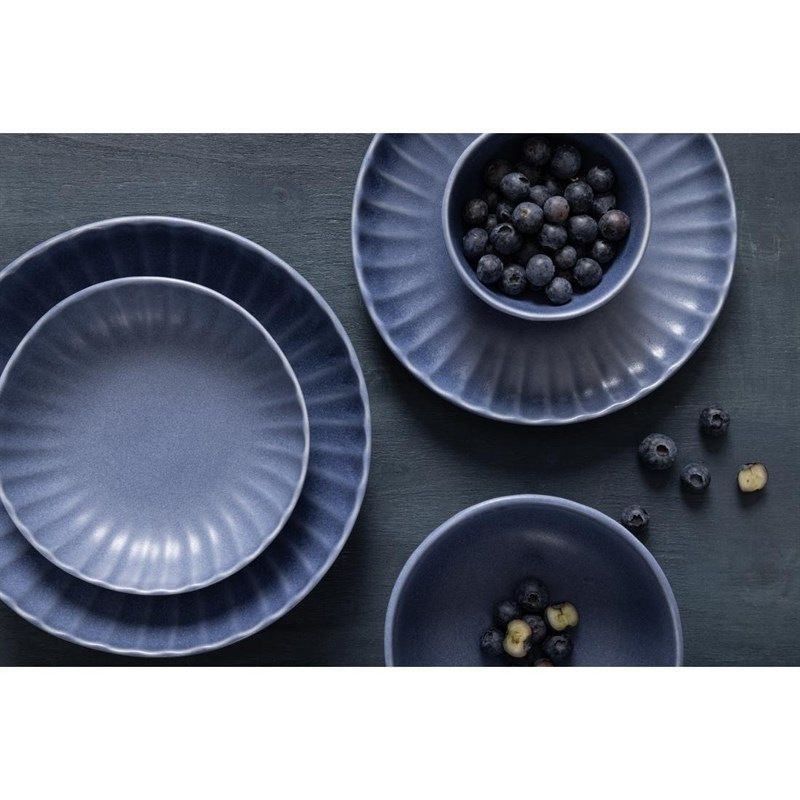 Olympia Corallite Tiefe Schalen, Blau &ndash; 150 mm (6er-Set)