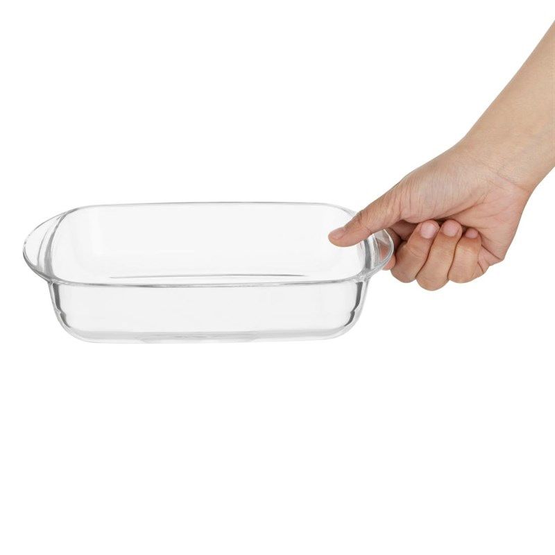 Vogue Plat en verre - 800 ml