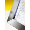 Securit Display LED colorido 4XA4 de a&ccedil;o inoxid&aacute;vel com haste e base