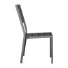 Bolero Valletta Gelat Chairs Gray - (4 Pieces)